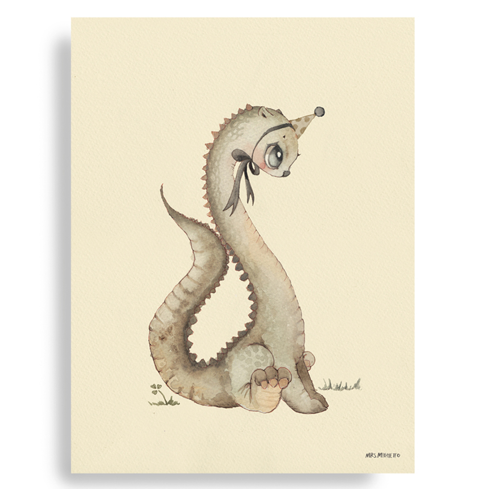 Dear Dino Plakat 50x70 Cm One Size